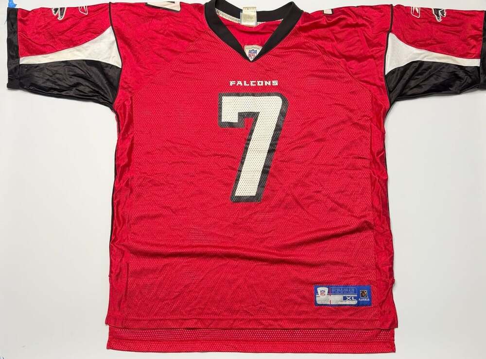 Vintage Reebok NFL Atlanta Falcons Michael Vick #7 Red Jersey Size XL